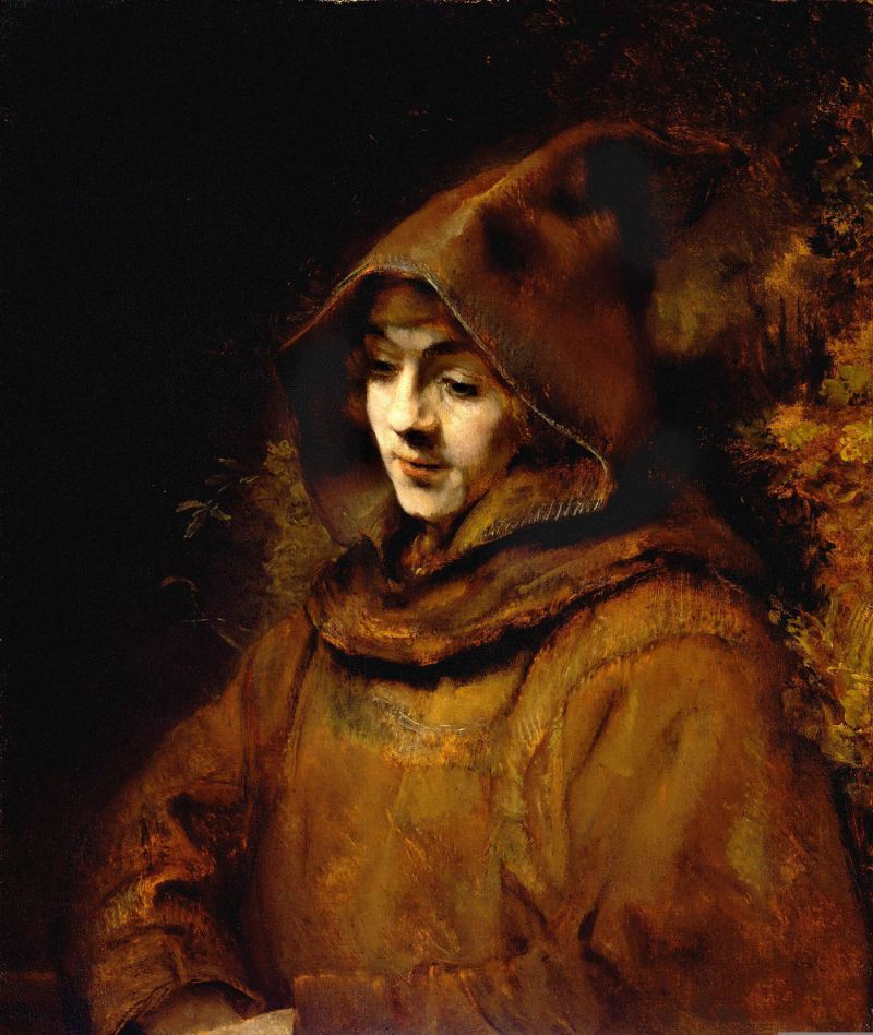 ʿײ֮ - titus van rijn in a monks habit