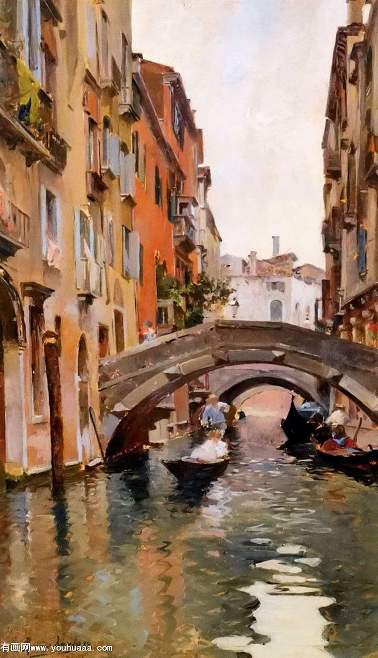 gondola on a venetian canal