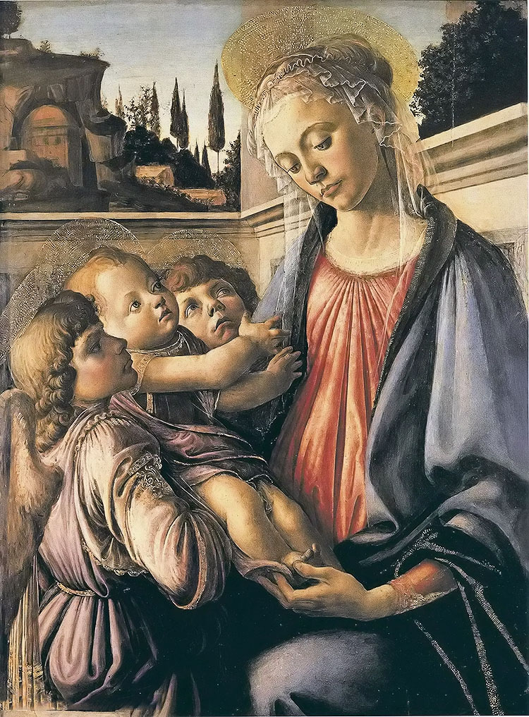 ʥĸλʹ - madonna and child and two angels