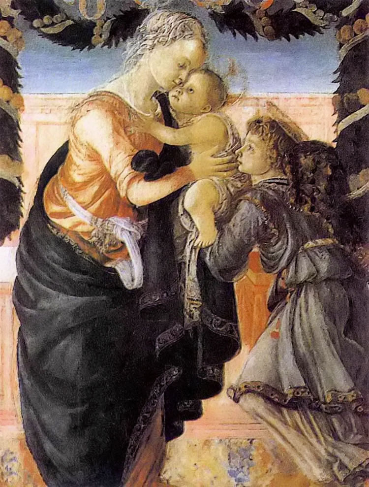 ʥĸһλʹ - madonna and child with an angel