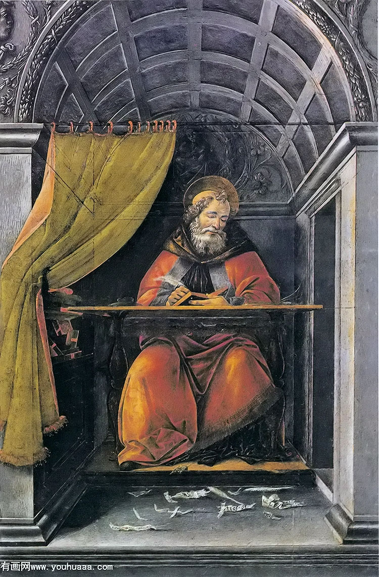 ʥ¹˹͡Сд - saint augustine writing in his cell