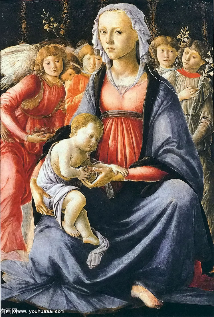 ʥĸʹ - virgin and child with an angel