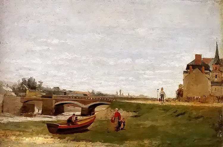 landscape with a bridge