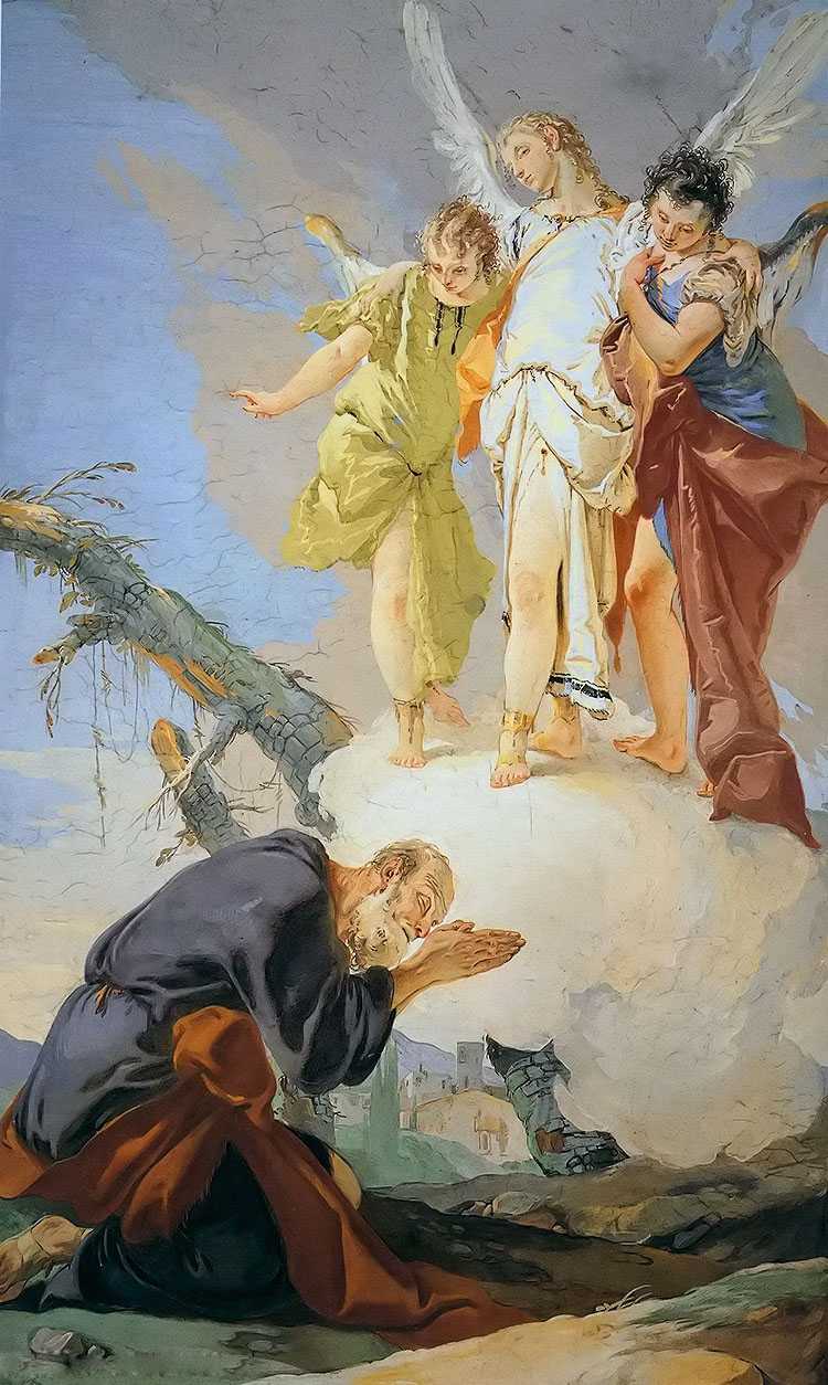 apparition of the aangels to abraham