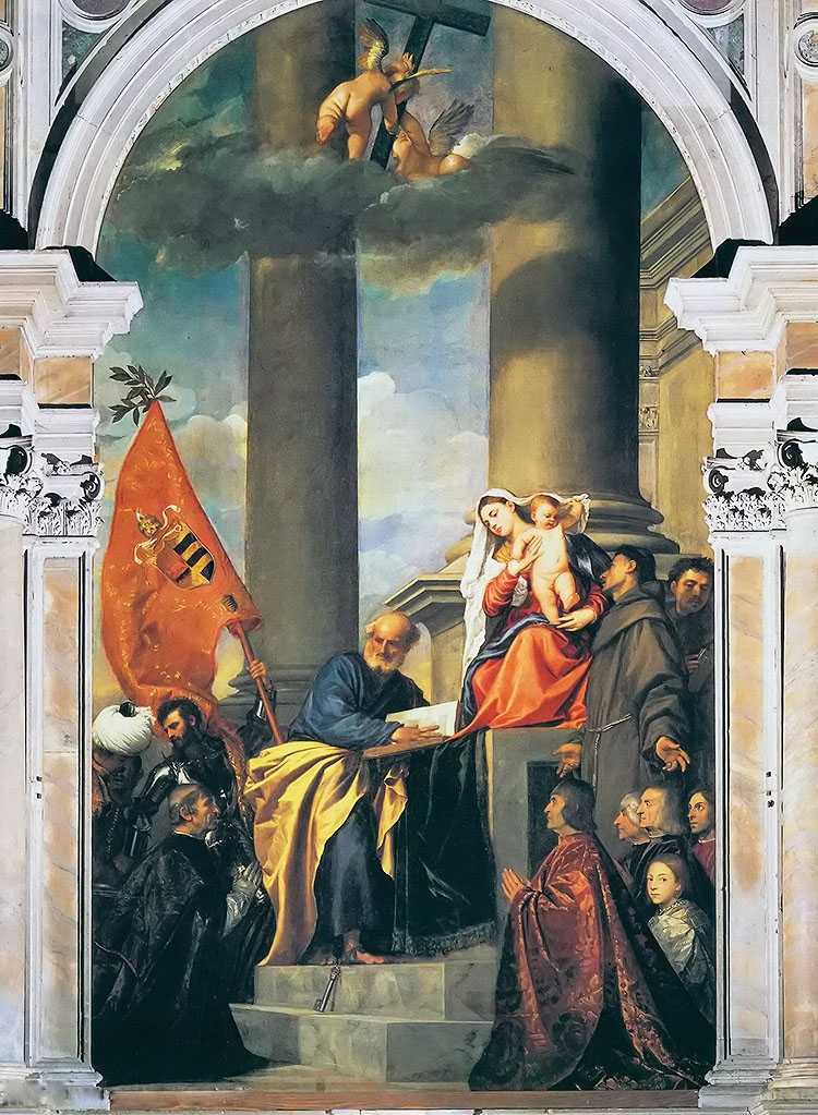 ʥĸ̳ - retable votif de la famille pesaro ou retable de la madone des pesaro