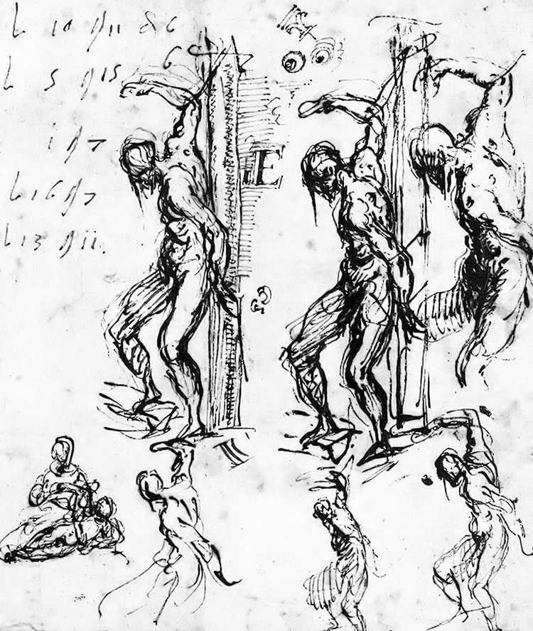 ʥ˹ٰϰ - studies of saint sebastian