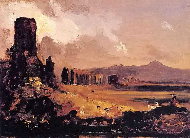 campagna di roma (study for aqueduct near rome)