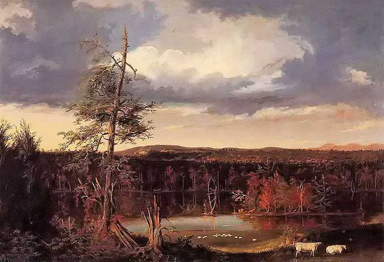 landscape, the seat of mr. featherstonhaugh in the distance