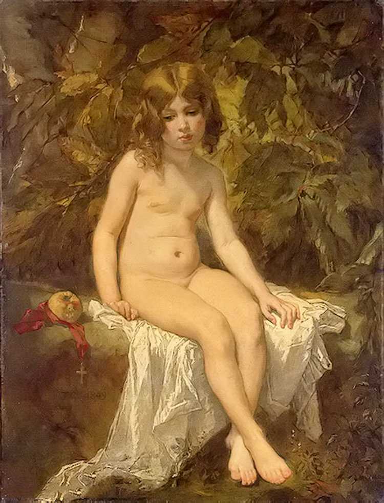 the little bather