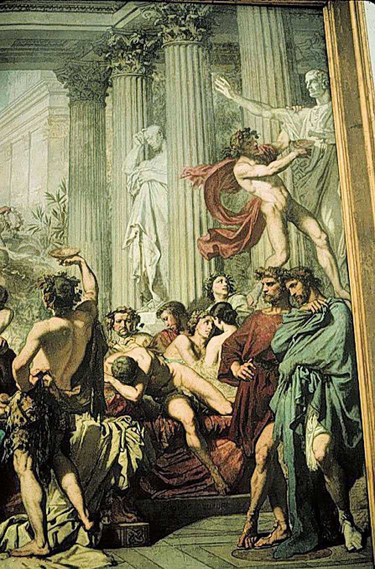 the romans of the decadence [detail#3]