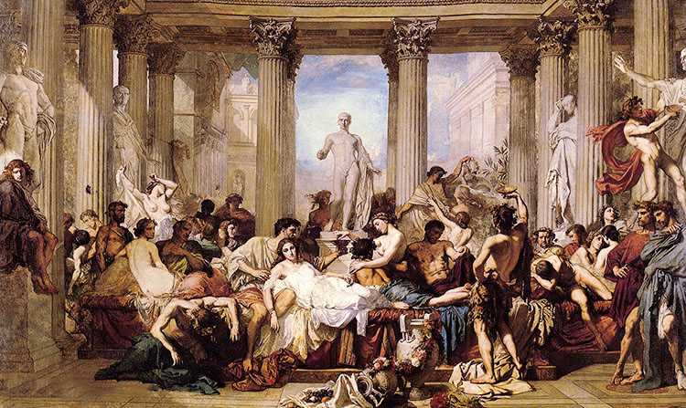 the romans of the decadence