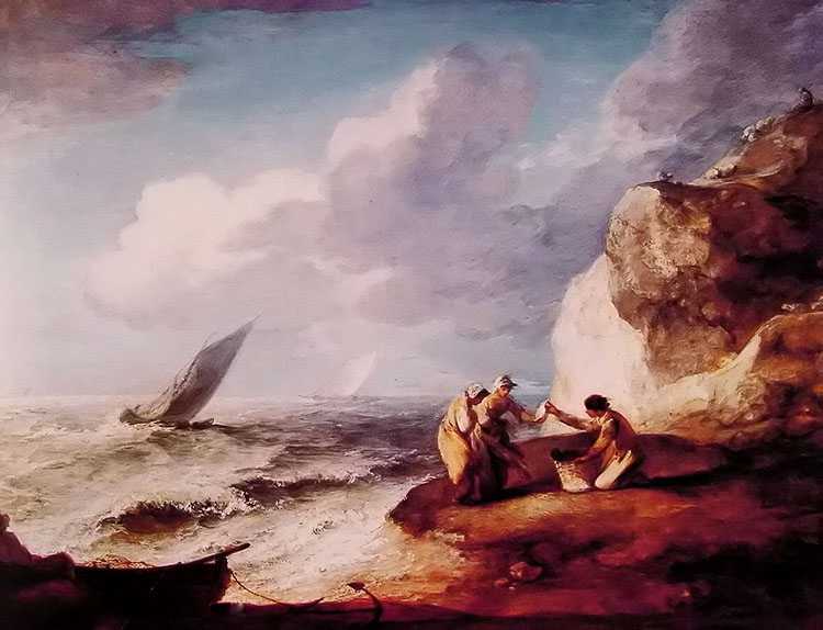 a rocky coastal scene