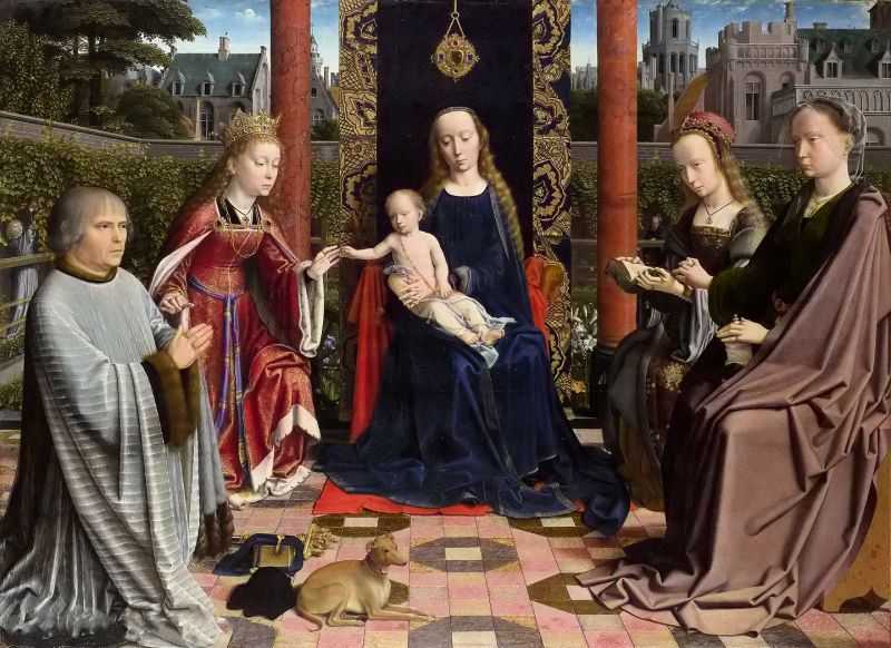 ʥĸʥͽʩ - The Virgin and Child with Saints and Donor