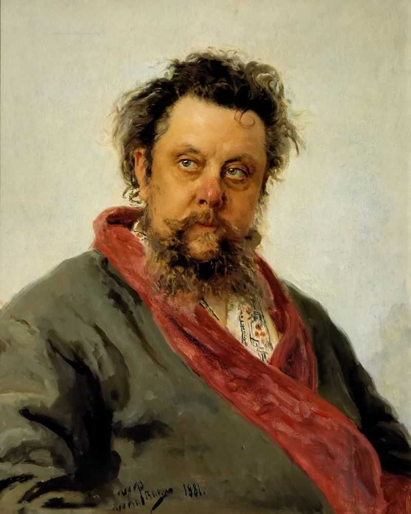 Ī˹ء˹Ф - portrait of the composer modest musorgsky