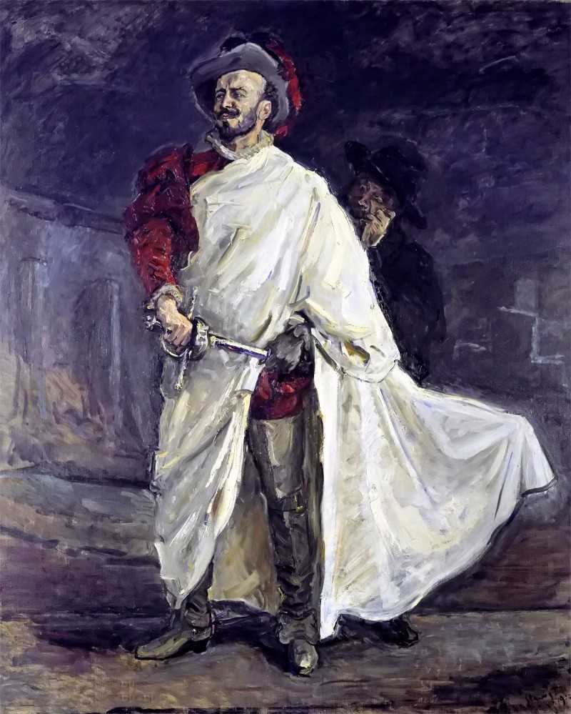 The Singer Francisco d'Andrade as Don Giovanni in Mozart's Opera