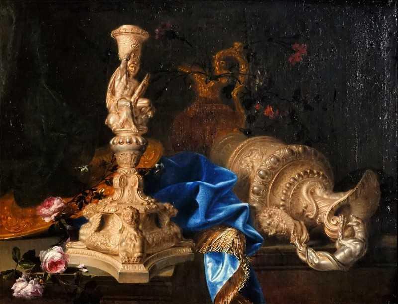 :̨ - Still life with candlestick of the