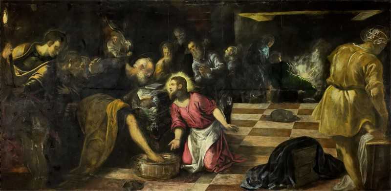 ҮΪͽϴ - Christ washing the Feet of the Disciples