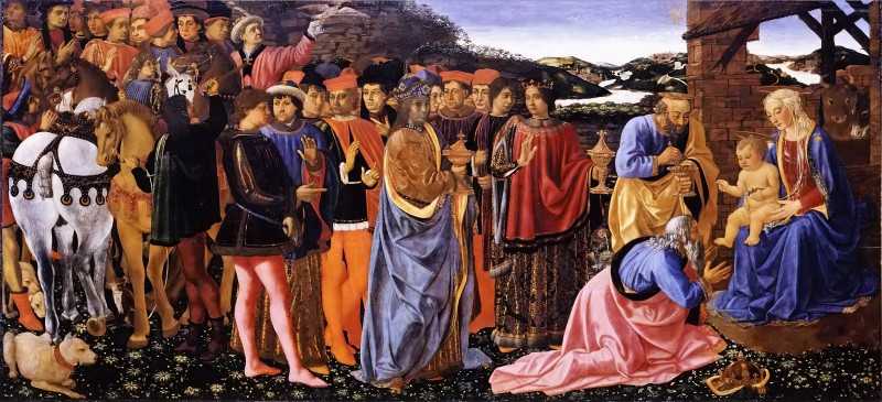 ʿ - Cosimo Rosselli Adorazione dei Magi