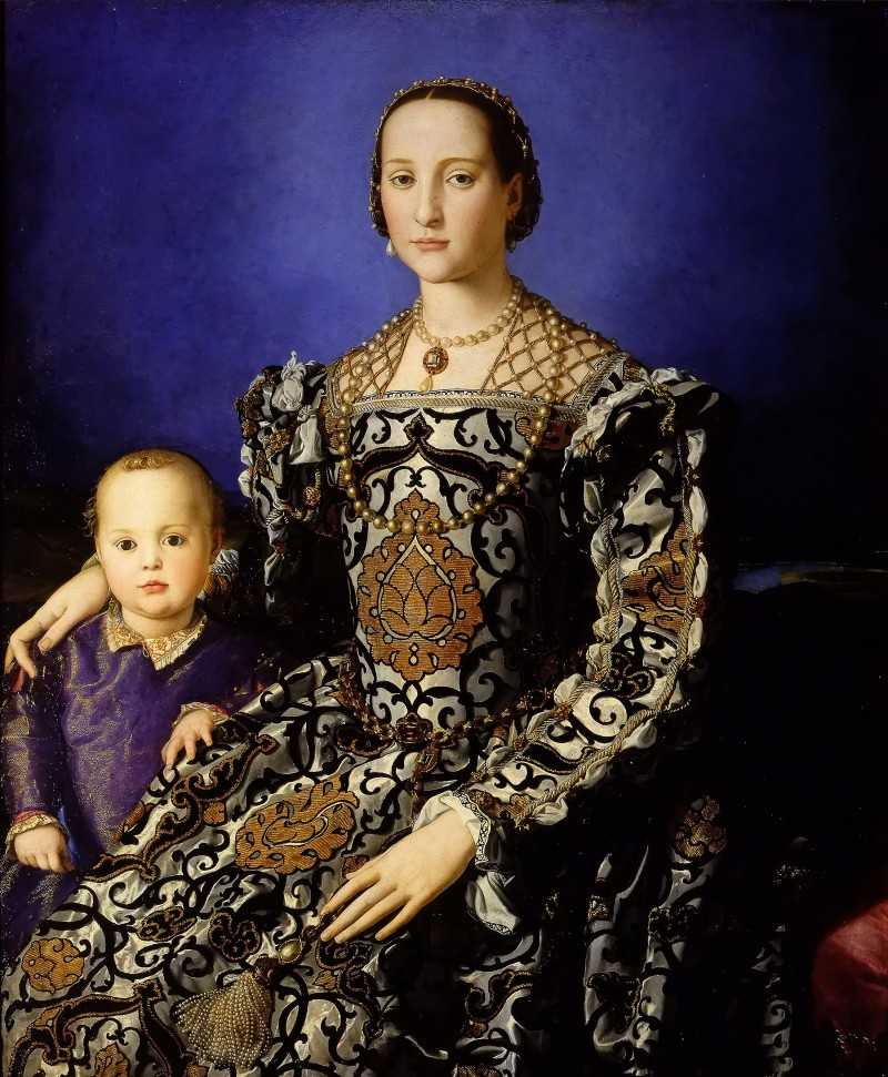 ŵӵĻ - Portrait of Eleanor of Toledo or Leonor lvarez de Toledo and her son Giovanni