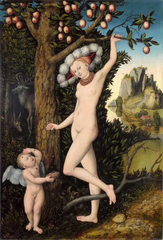 Cupid complaining to Venus.