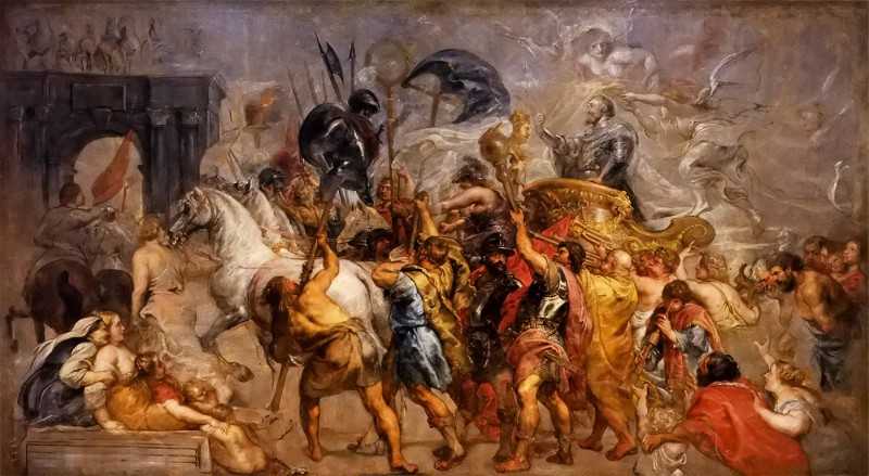 迭 - Triumphal entry of Henri IV in Pairs