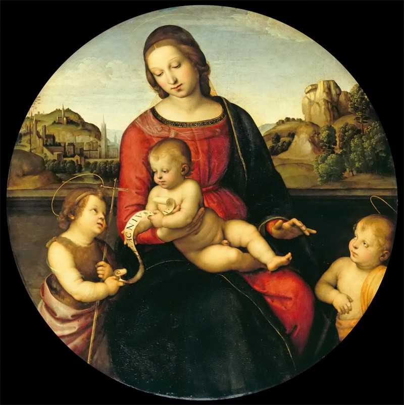 ʥĸӣʩϴԼһʥͯ - Mary with the Child, John the Baptist and a Holy Boy