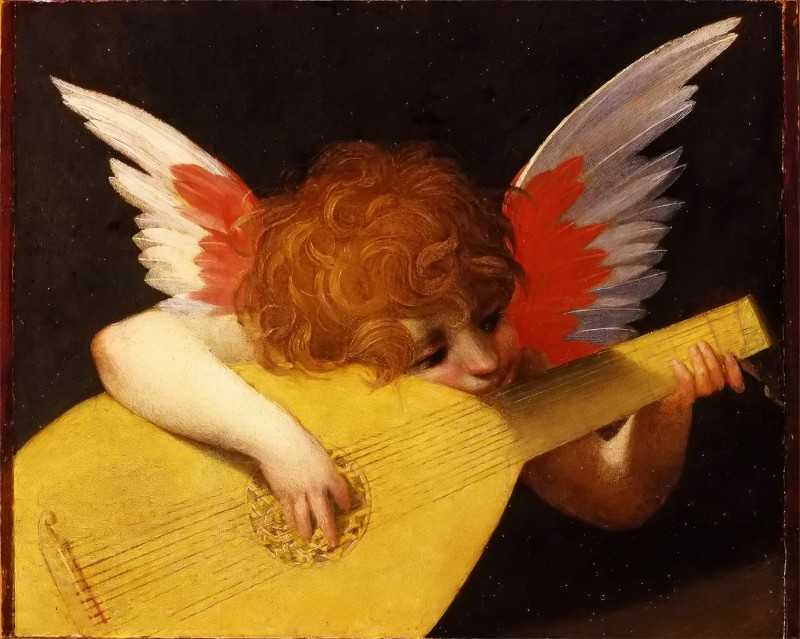 Playing putto