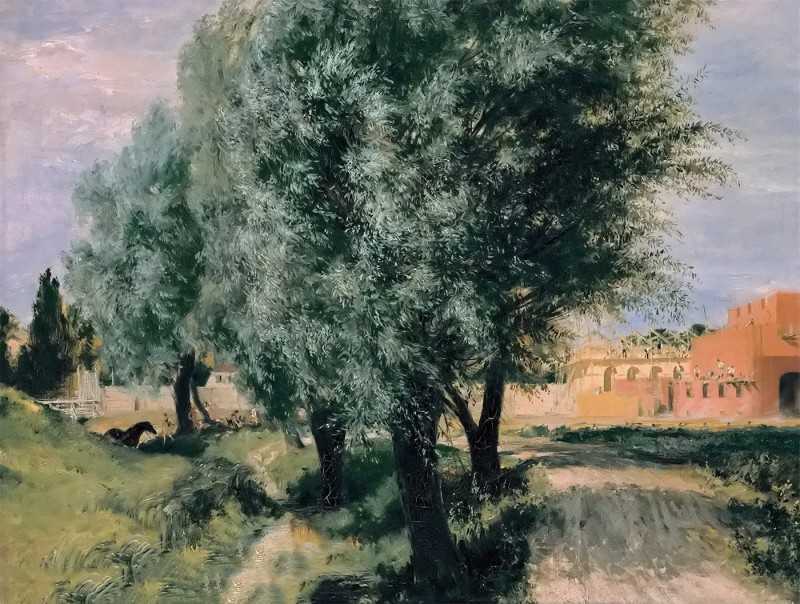 Ľ - Building Site with Willows