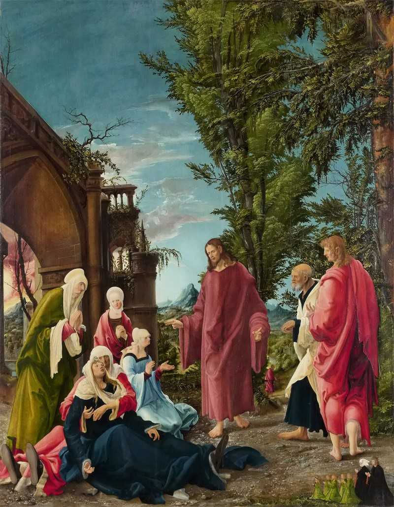 ĸ - Christ taking Leave of his Mother