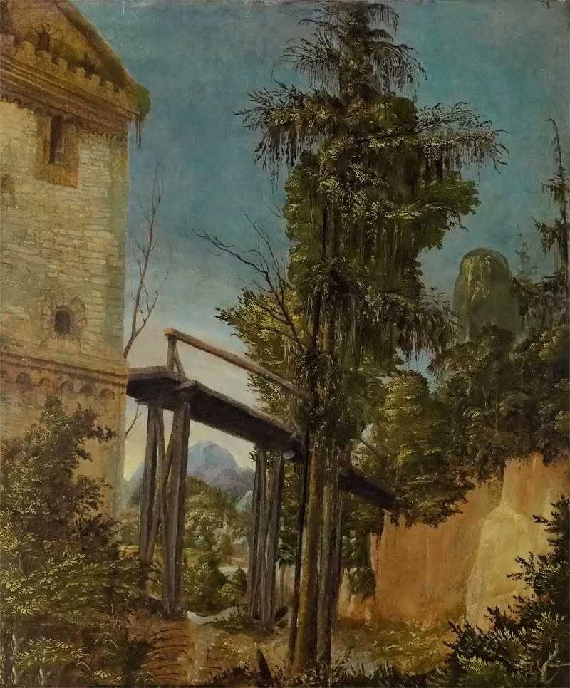 ŷ羰 - Landscape with a Footbridge