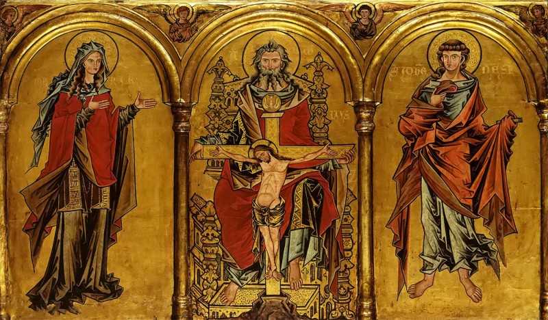 λһļ̳װλ - Altarpiece with depiction of the Trinity