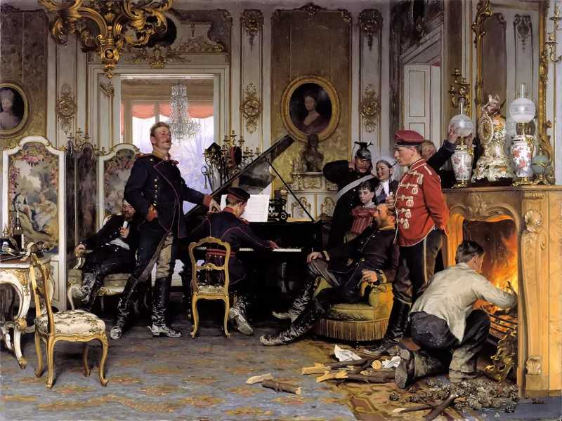 ⲿӪ - In the Troops' Quarters outside Paris