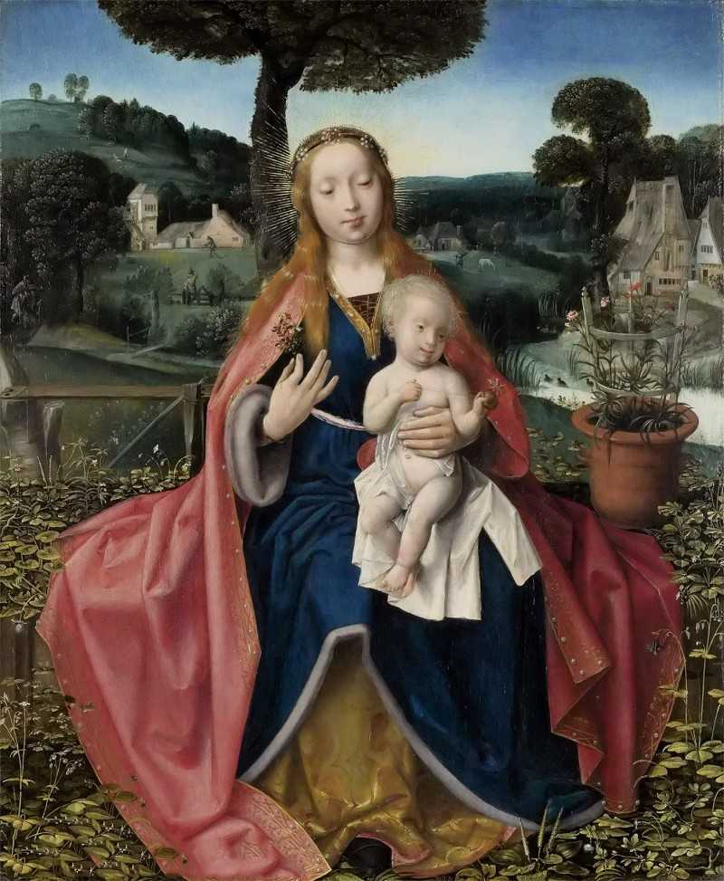 ʥĸʥӤ - The Virgin and Child in a Landscape