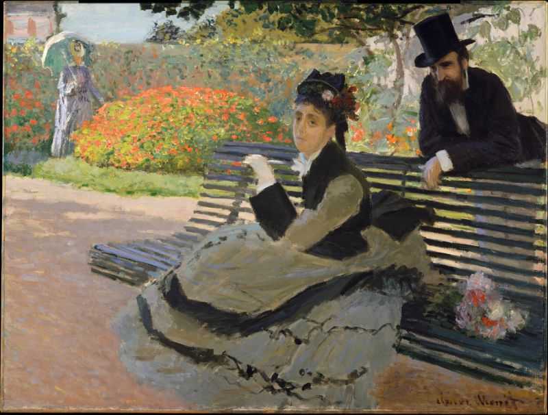 Īηڹ԰ - Camille Monet on a Garden Bench