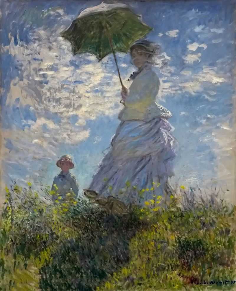 ̫ɡĸˣĪη˺Ķ - Woman with a Parasol - Madame Monet and Her Son