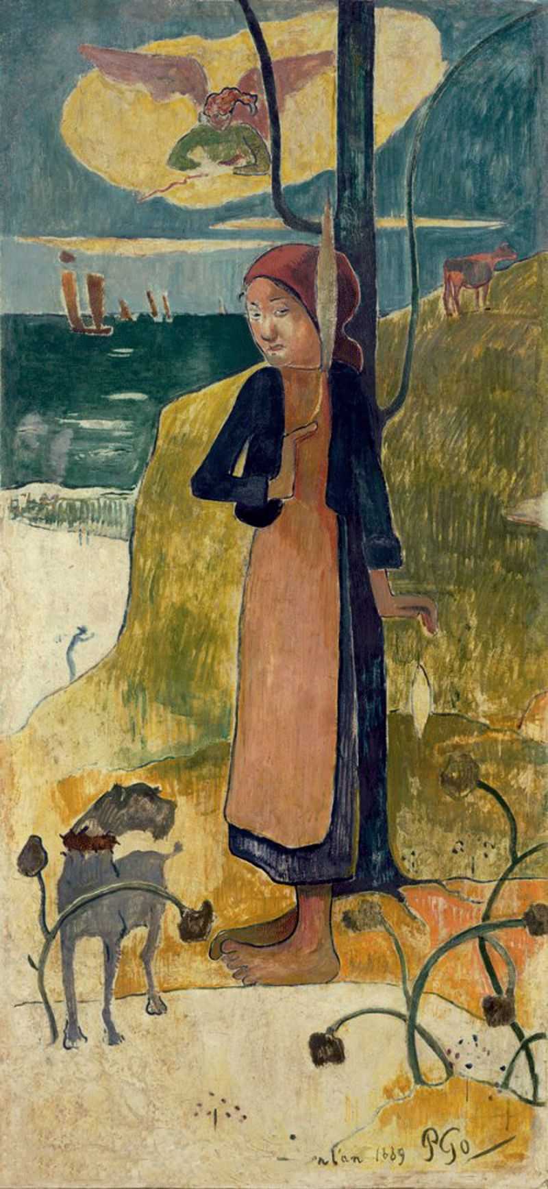 ɴĲŮ - Joan of Arc, or Breton girl spinning