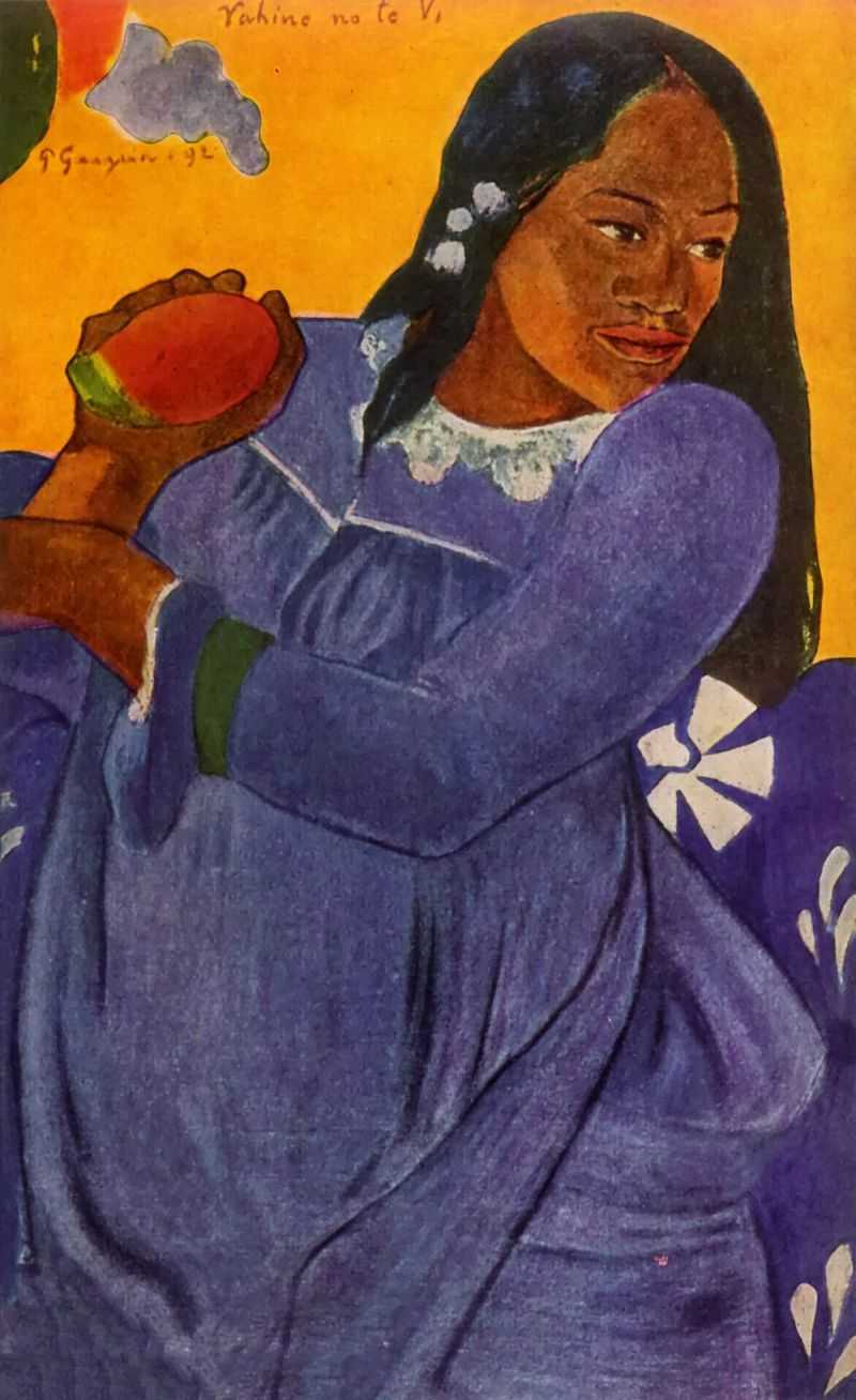 âŮ - Woman with Mango