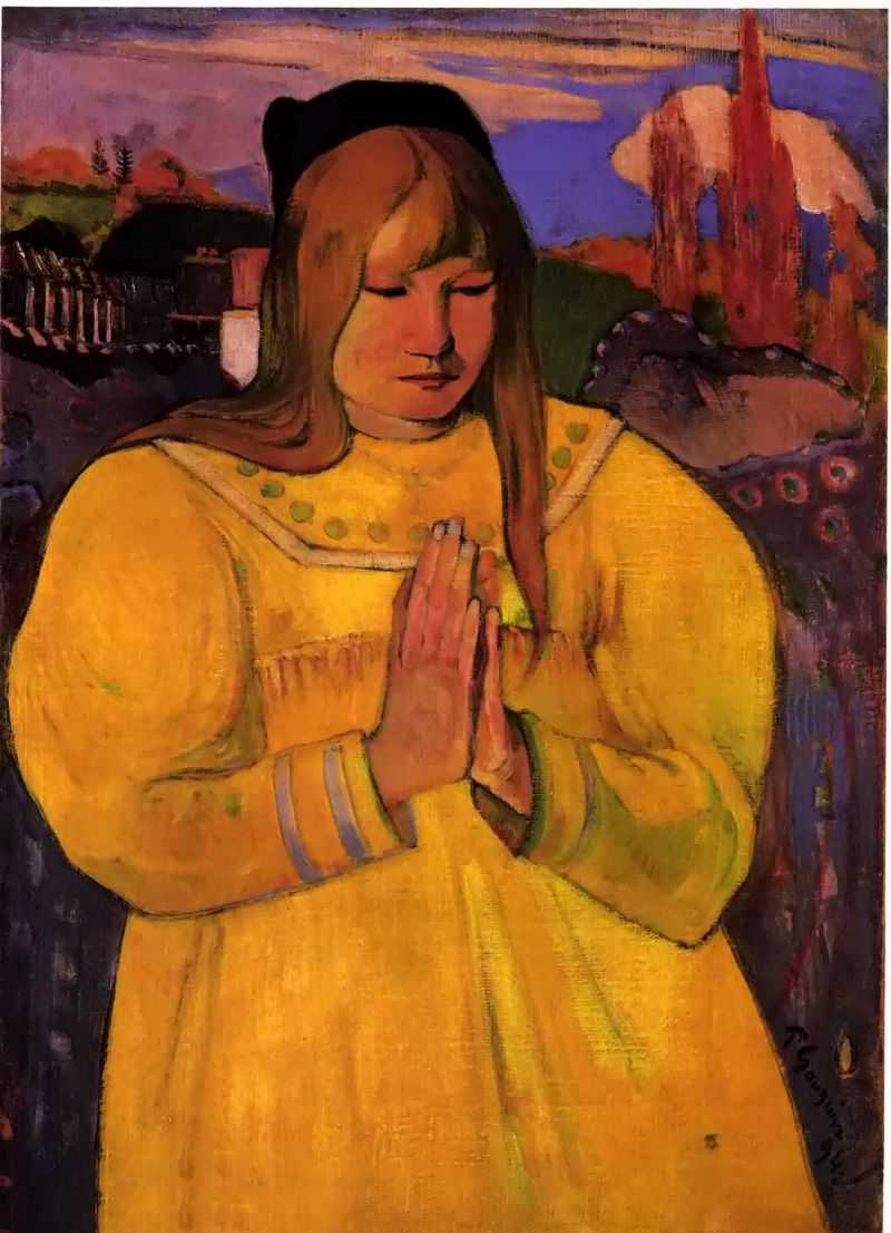 ĲŮ - Praying Breton girl