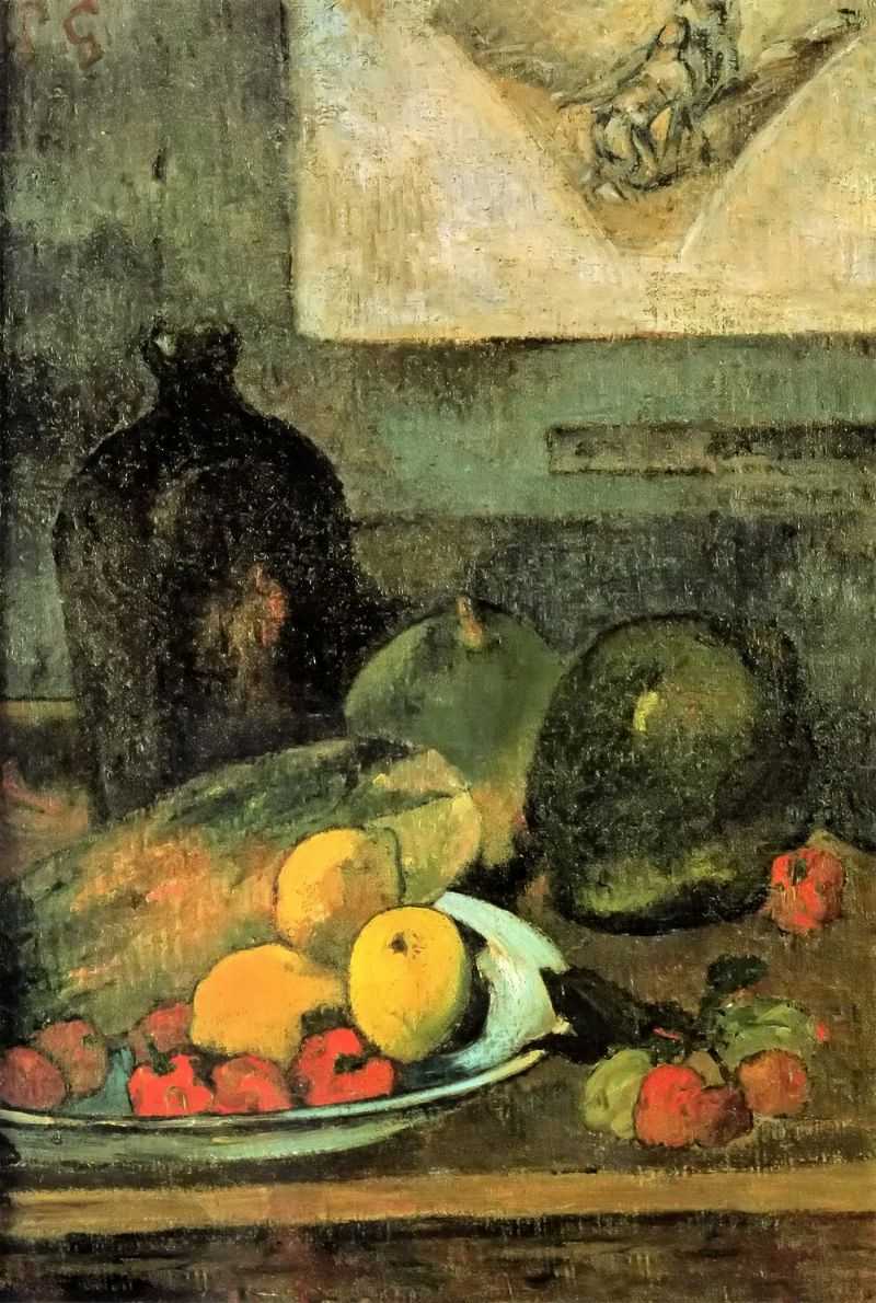 ߵд - Nature morte a l'esquisse de Delacroix