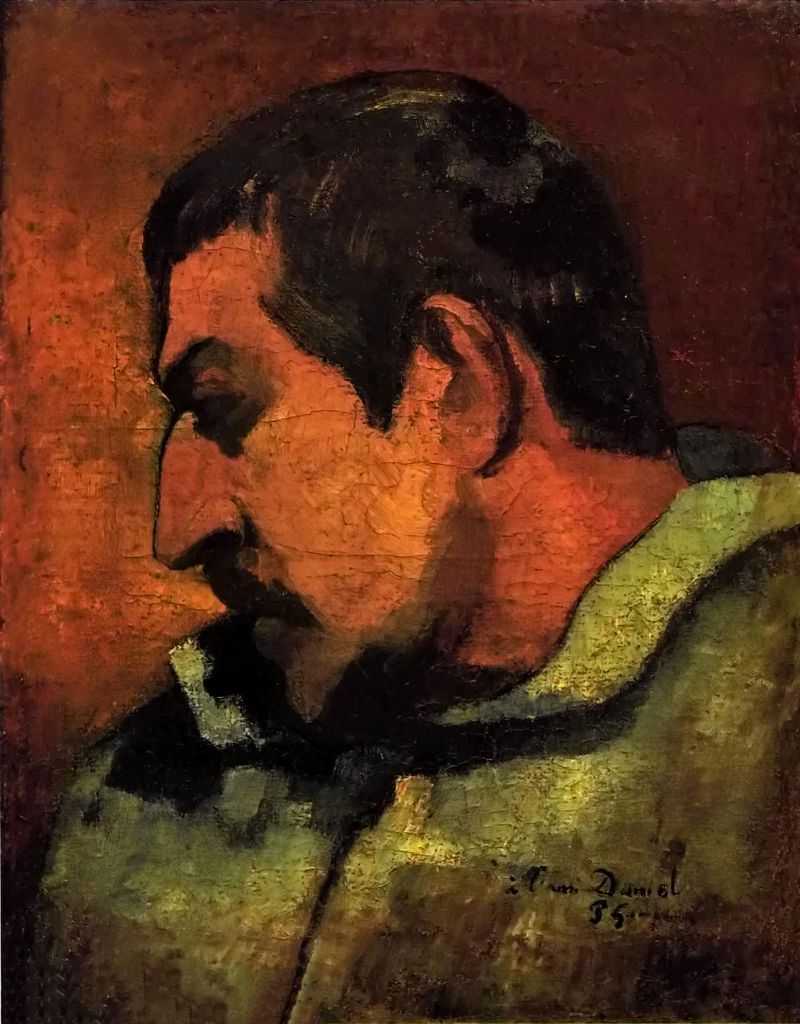 Իѵ - Selfportrait, dedicated to his friend Daniel