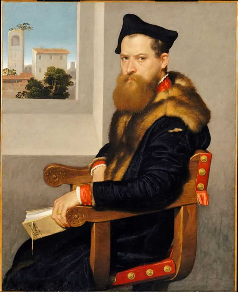 ũ÷¡󼪵Ļ(ձ) - Portrait of Canon Bartolomeo Bonghi, Kimbel Art Museum