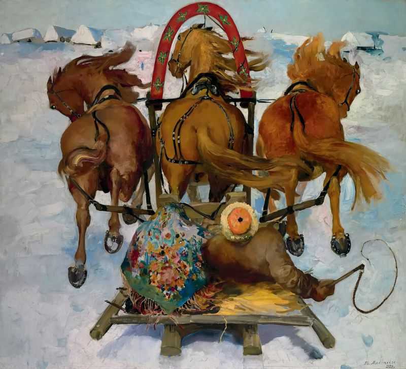 A sleigh ride