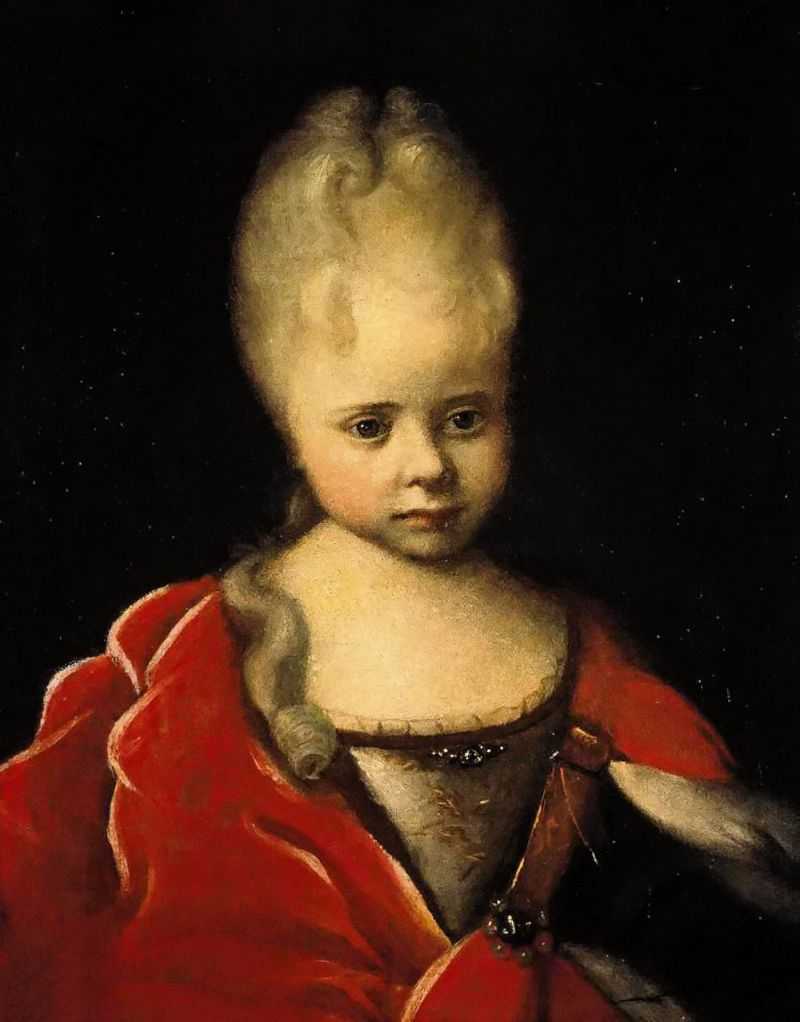 ʹҶάФ - Portrait of Grand Duchess Yelizaveta Petrovna as a Child