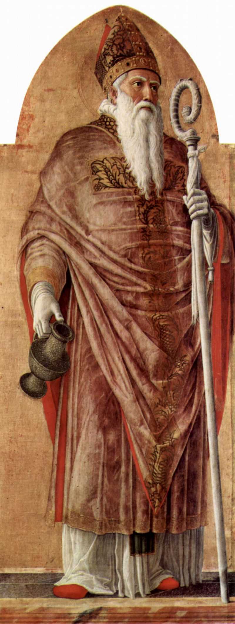 St. Prosdozimus from Padua, detail of the St. Lucas altarpiece