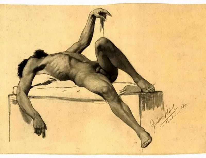  - Reclining male nude