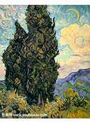  - two cypresses