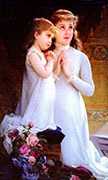 Two Girls Praying