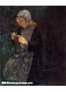 Young Breton (The Little Knitter)