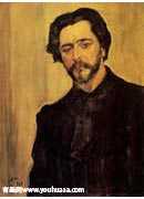 Portrait of the Writer Leonid Andreev