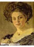 Portrait of Yevdokia Morozova (detail)